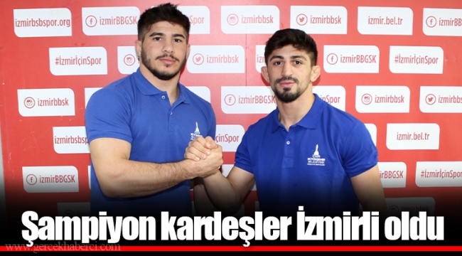 Şampiyon kardeşler İzmirli oldu