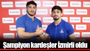 Şampiyon kardeşler İzmirli oldu