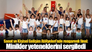 Sanat ve Kişisel Gelişim Atölyeleri’nde rengarenk final: Minikler yeteneklerini sergiledi