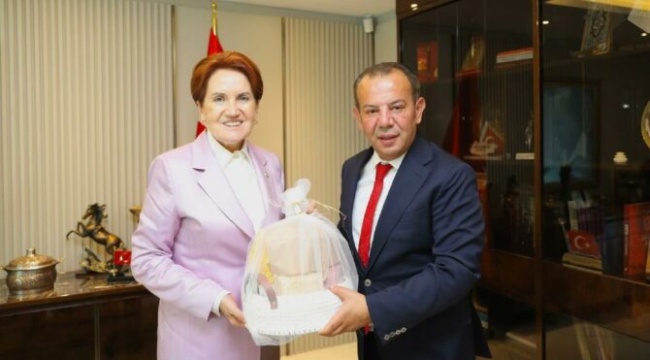 Tanju Özcan’dan Meral Akşener’e ziyaret