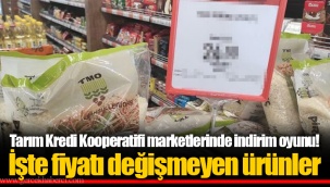 Tarım Kredi Kooperatifi marketlerinde indirim oyunu! İşte fiyatı değişmeyen ürünler