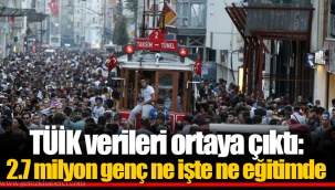 TÜİK verileri ortaya çıktı: 2.7 milyon genç ne işte ne eğitimde