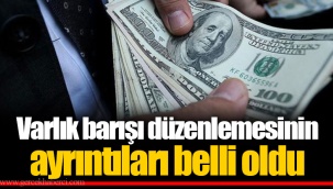 Varlık barışı düzenlemesinin ayrıntıları belli oldu