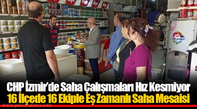 16 İlçede 16 Ekiple Eş Zamanlı Saha Mesaisi