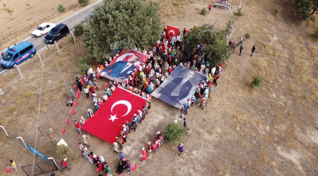 Adım adım İzmir’e yaklaşıyorlar: Zafer Yolu kafilesi Takmak’ta!