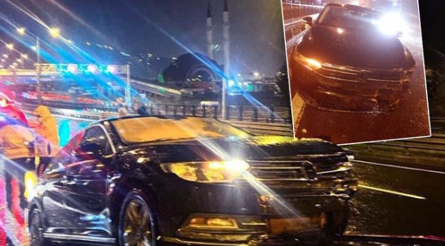 AK Parti Trabzon Milletvekili Cora trafik kazası geçirdi! Araç kontrolden çıkıp savruldu