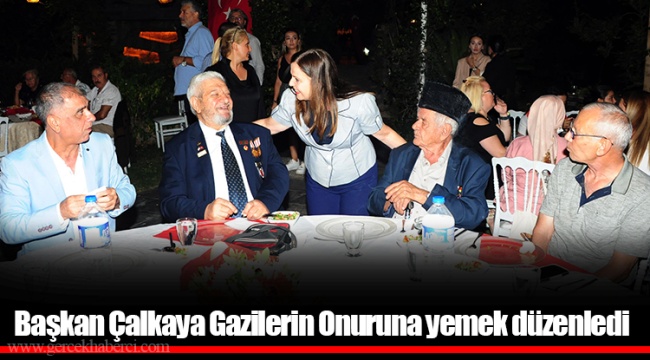 Başkan Çalkaya Gazilerin Onuruna yemek düzenledi