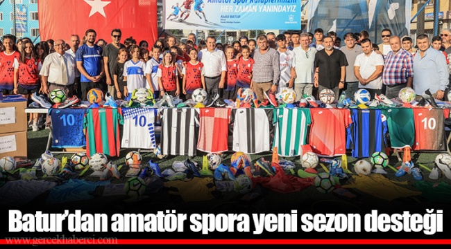 Batur’dan amatör spora yeni sezon desteği