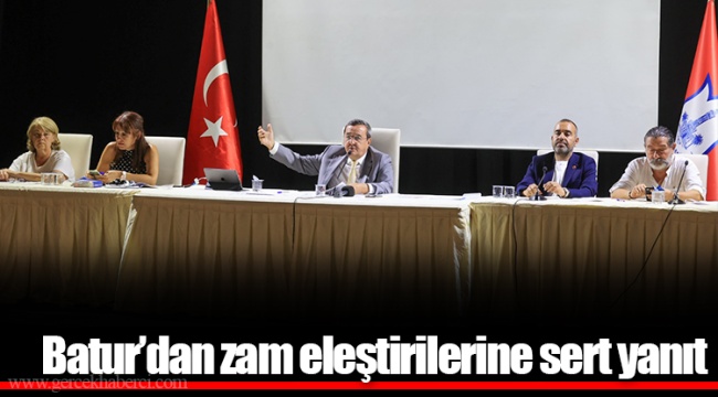 Batur’dan zam eleştirilerine sert yanıt