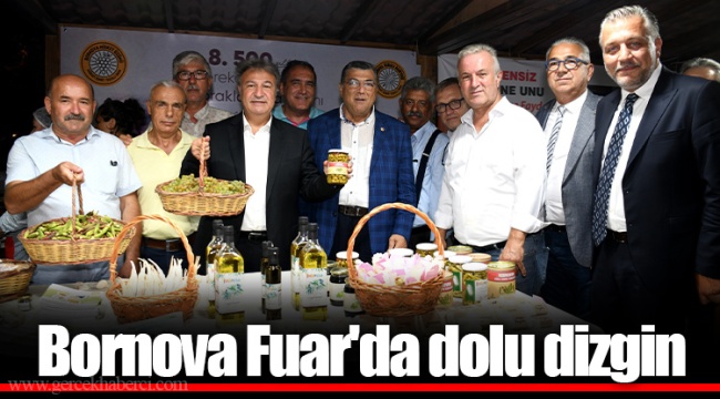 Bornova Fuar'da dolu dizgin