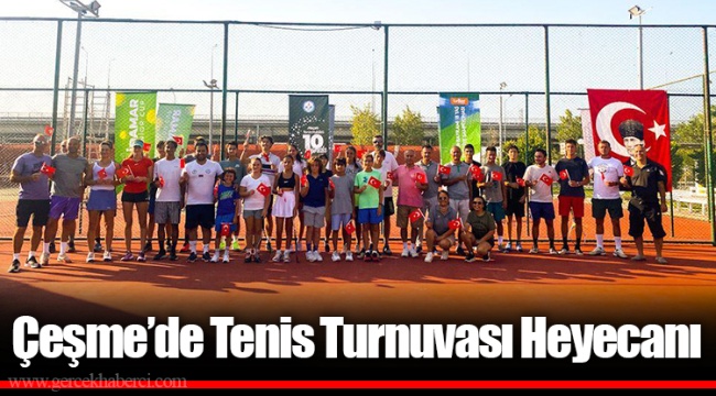 Çeşme’de Tenis Turnuvası Heyecanı