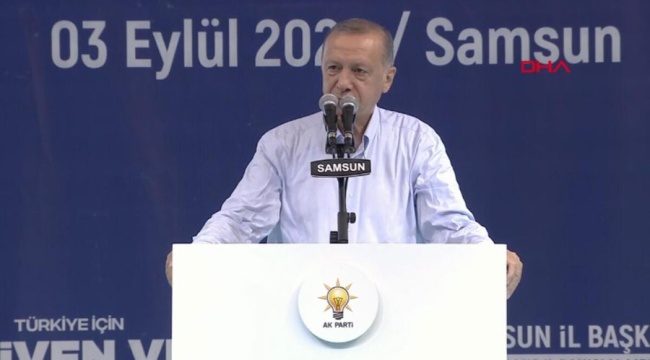 Cumhurbaşkanı Erdoğan "açıkça söylüyorum dedi ve ekledi: "Ne yaparsanız yapın, bu milletin kardeşliğini bozamayacaksınız"