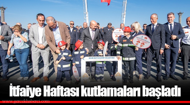 İtfaiye Haftası kutlamaları başladı
