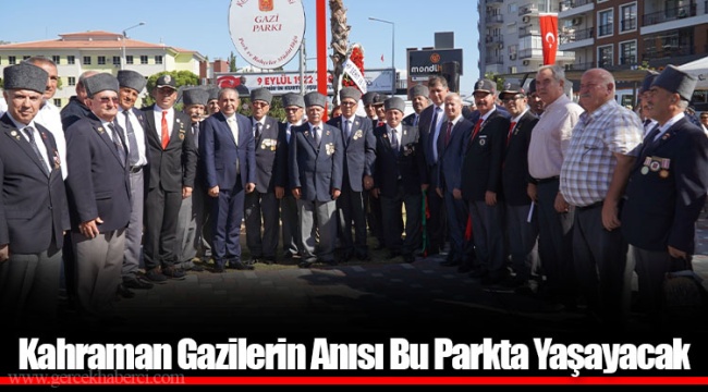 Kahraman Gazilerin Anısı Bu Parkta Yaşayacak