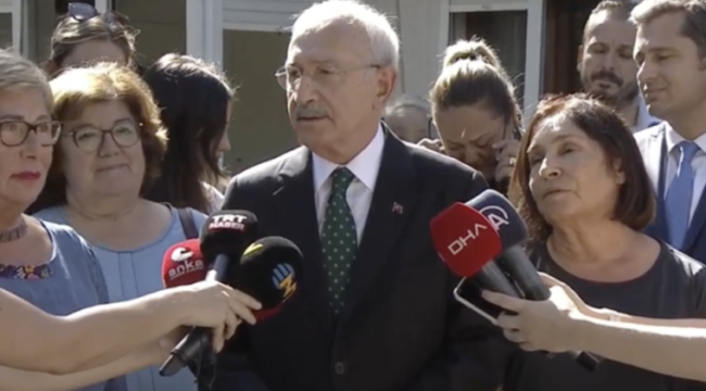 Kemal Kılıçdaroğlu'ndan, Kuddusi Okkır’ın eşine ziyaret: 'Devletin özür dilemesi lazım'