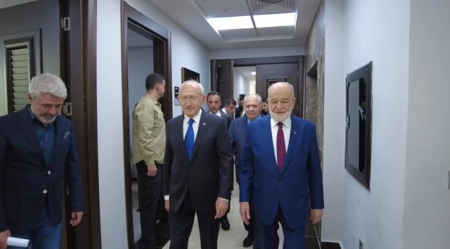 Kemal Kılıçdaroğlu'ndan Temel Karamollaoğlu’na ziyaret