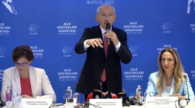 Kılıçdaroğlu: Düşük gelirli ailelere 5 bin 500 lira aylık bağlayacağız