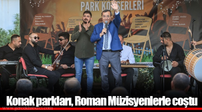 Konak parkları, Roman Müzisyenlerle coştu