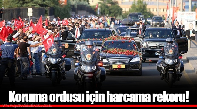 Koruma ordusu için harcama rekoru!