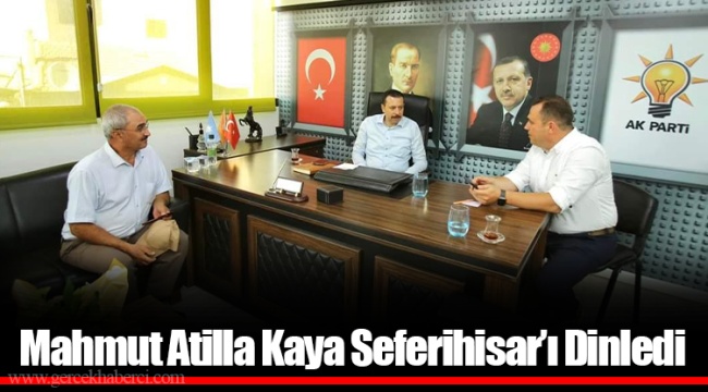 Mahmut Atilla Kaya Seferihisar’ı Dinledi