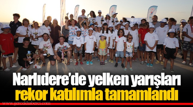 Narlıdere’de yelken yarışları rekor katılımla tamamlandı