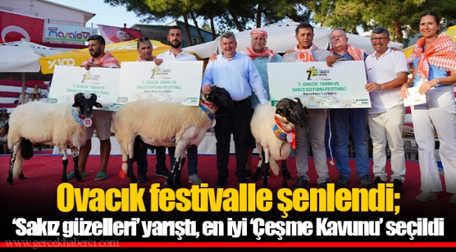 Ovacık festivalle şenlendi; ‘Sakız güzelleri’ yarıştı, en iyi ‘Çeşme Kavunu’ seçildi
