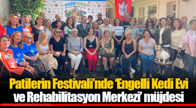 Patilerin Festivali’nde ‘Engelli Kedi Evi ve Rehabilitasyon Merkezi’ müjdesi