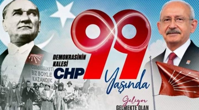 Rize’de CHP’nin 99. yıl afişlerine engelleme