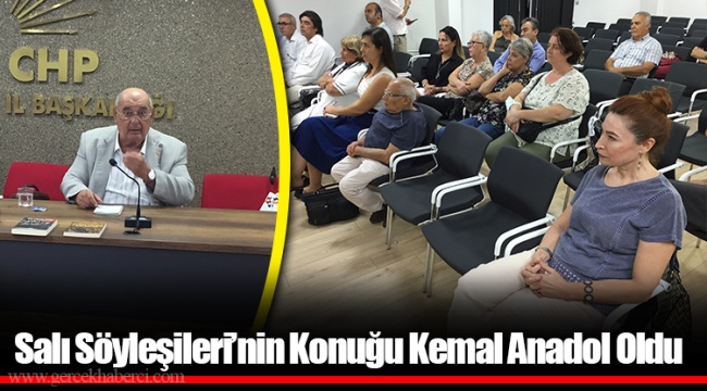 Salı Söyleşileri’nin Konuğu Kemal Anadol Oldu