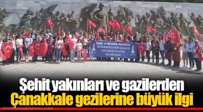 Şehit yakınları ve gazilerden Çanakkale gezilerine büyük ilgi