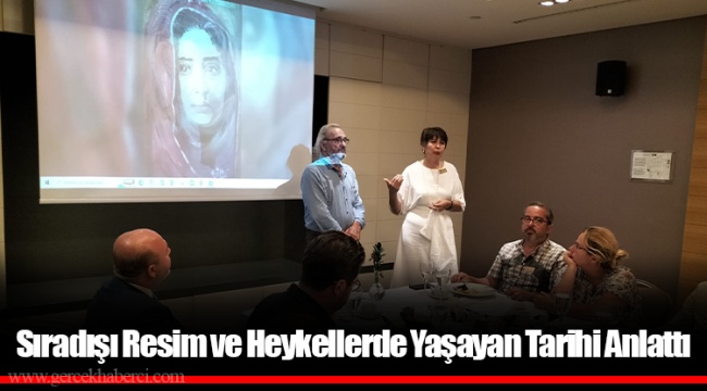 Sıradışı Resim ve Heykellerde Yaşayan Tarihi Anlattı