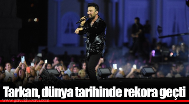 Tarkan, dünya tarihinde rekora geçti