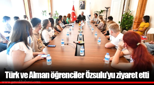 Türk ve Alman öğrenciler Özsulu’yu ziyaret etti