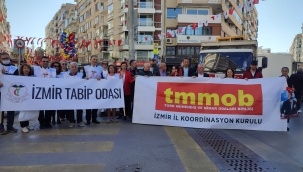29 Ekim yürüyüşünde Tabip Odası ve TMMOB’un pankartları alınmadı