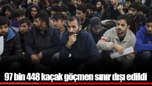97 bin 448 kaçak göçmen sınır dışı edildi
