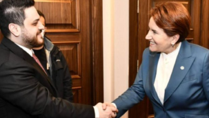 Akşener, millet ittifakına girmek isteyen BTP Genel Başkanı Baş’ı ziyaret etti