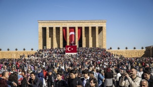 Anıtkabir'de 29 Ekim Cumhuriyet Bayramı coşkusu