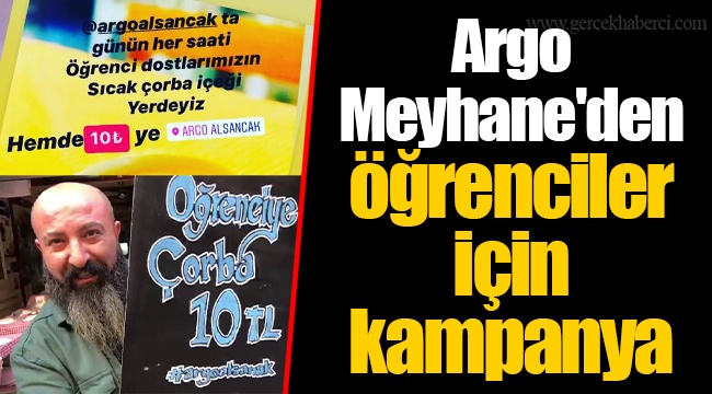 Argo Meyhane'den öğrenciler için kampanya