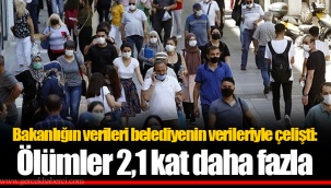 Bakanlığın verileri belediyenin verileriyle çelişti: Ölümler 2,1 kat daha fazla