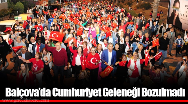 Balçova’da Cumhuriyet Geleneği Bozulmadı    
