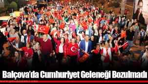 Balçova’da Cumhuriyet Geleneği Bozulmadı