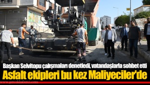 Başkan Selvitopu çalışmaları denetledi, vatandaşlarla sohbet etti