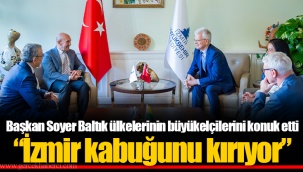 Başkan Soyer Baltık ülkelerinin büyükelçilerini konuk etti “İzmir kabuğunu kırıyor”