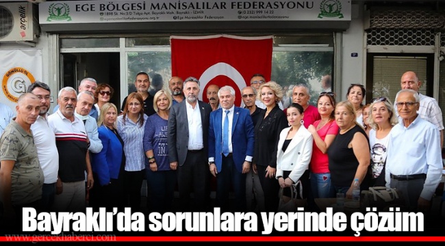 Bayraklı’da sorunlara yerinde çözüm