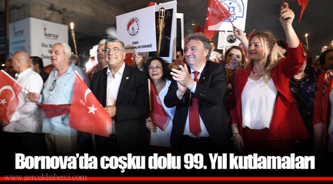 Bornova’da coşku dolu 99. Yıl kutlamaları