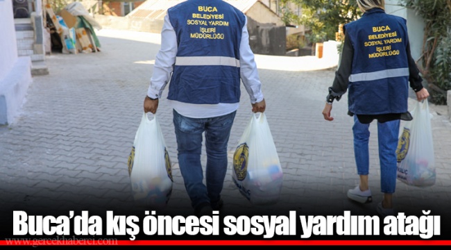Buca’da kış öncesi sosyal yardım atağı