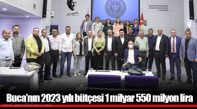 Buca’nın 2023 yılı bütçesi 1 milyar 550 milyon lira