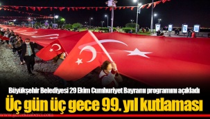 Büyükşehir Belediyesi 29 Ekim Cumhuriyet Bayramı programını açıkladı