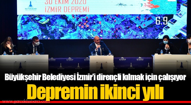 Büyükşehir Belediyesi İzmir’i dirençli kılmak için çalışıyor