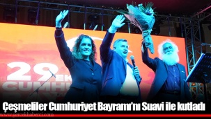 Çeşmeliler Cumhuriyet Bayramı’nı Suavi ile kutladı
